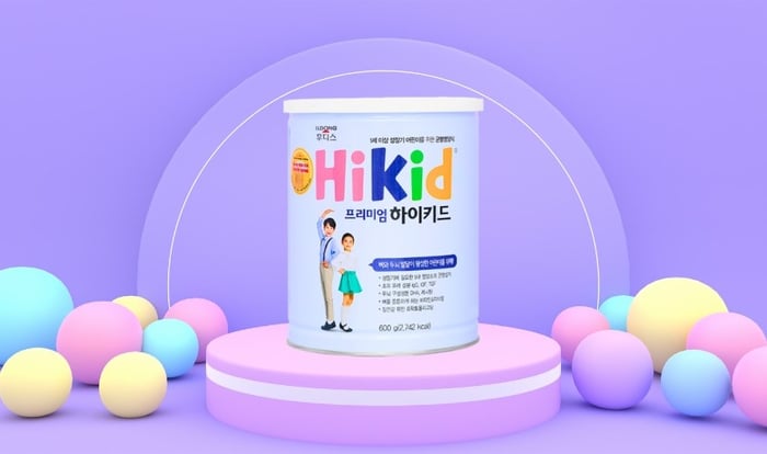 Sữa bột Hikid Premium dung tích 600g (dành cho trẻ từ 1 - 9 tuổi)