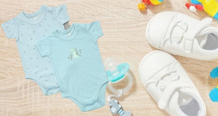 Combo 2 bodysuit bé trai Lullaby NH614P-02 màu xanh