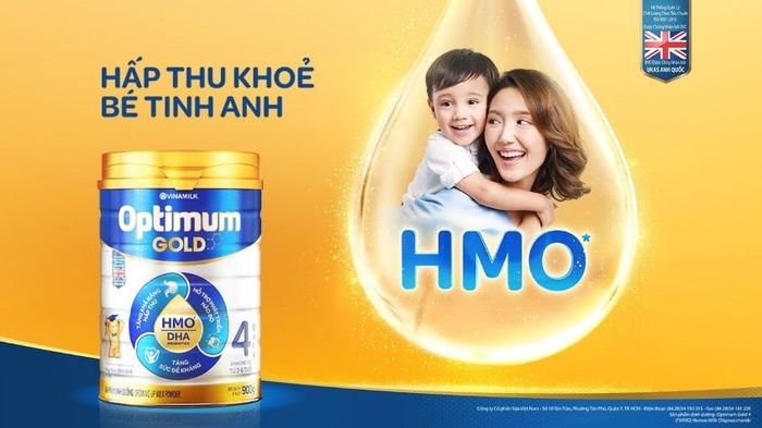 Sữa bột Vinamilk Optimum Gold số 4 850g (2 - 6 tuổi)