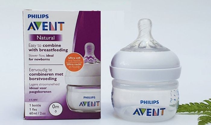 Bình sữa PP Philips Avent SCF039/17 cổ rộng 60 ml (0 - 1 tháng tuổi)