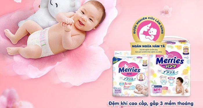 Tã Dán Merries Size L 54 Miếng (Dành Cho Trẻ 9 - 14 kg)