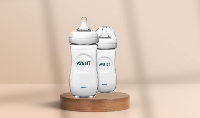 Combo 2 bình sữa nhựa PP Philips Avent SCF696/23 dung tích 330 ml, có cổ rộng