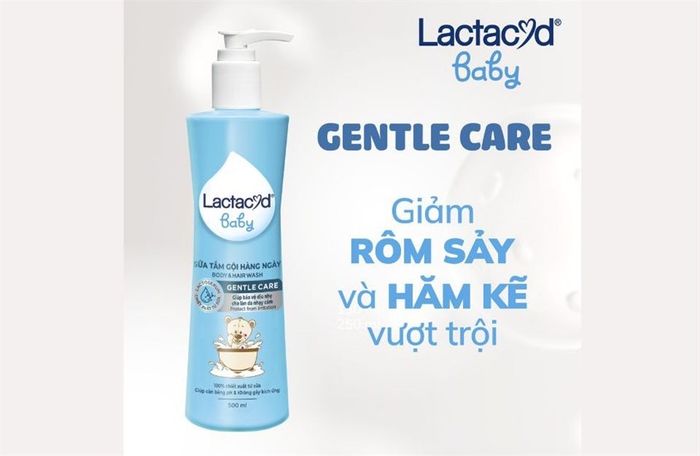 Sữa tắm & gội 2 trong 1 cho bé Lactacyd Gentle Care hương dịu nhẹ dung tích 500 ml (phù hợp mọi độ tuổi)