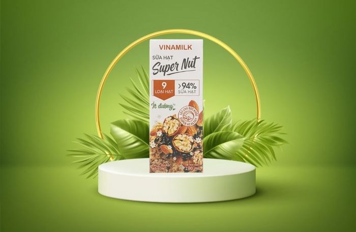 Lốc 4 hộp sữa hạt Vinamilk Super Nut 180 ml (từ 4 tuổi)