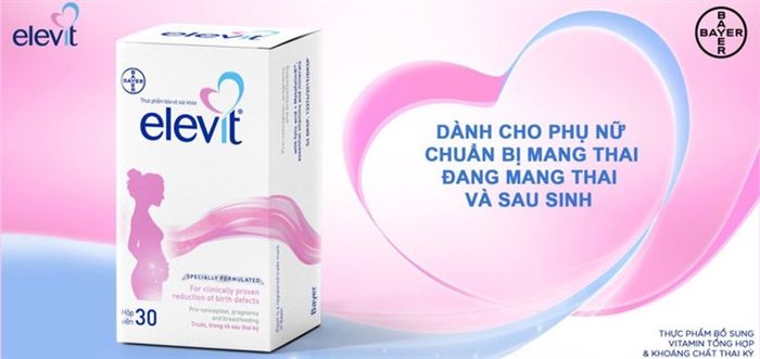 Viên uống Elevit bổ sung vitamin và khoáng chất