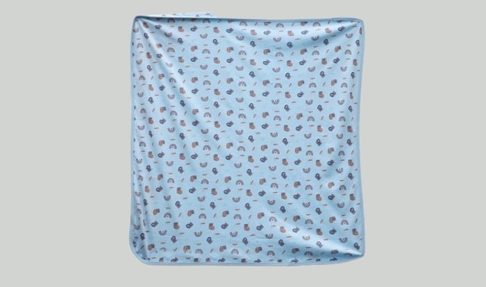 Chăn ủ cotton Lullaby NH680P 80x80 cm - Màu xanh