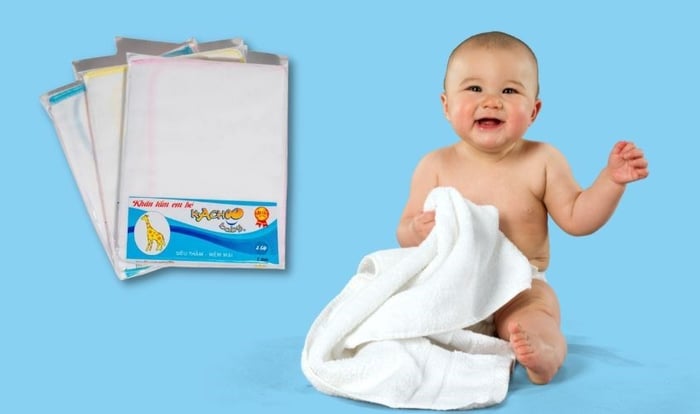 2 khăn tắm bằng cotton KACHOOBABY 5 lớp 70x80 cm - Màu ngẫu nhiên