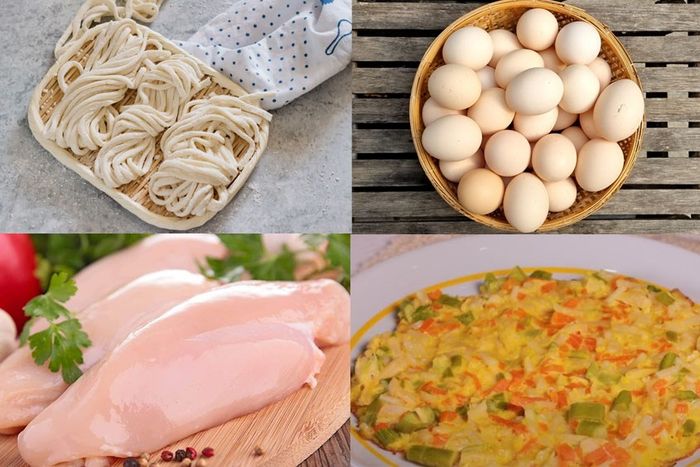 Bánh xèo Udon theo phong cách Nhật Bản