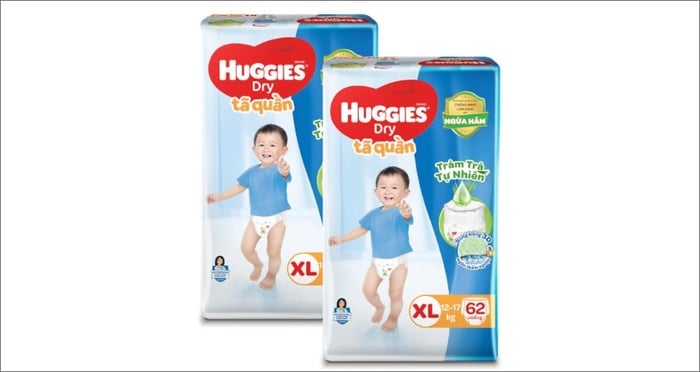 Tã quần Huggies Dry kích thước XL 68 miếng (12 - 17 kg)