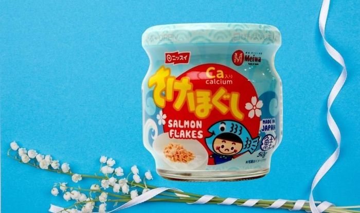 Ruốc cá hồi Meiwa vị nguyên lọ 50g mang hương vị đậm đà