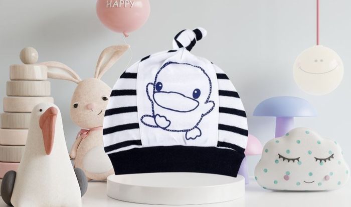 Nón sơ sinh Kuku KU2519 - có màu ngẫu nhiên
