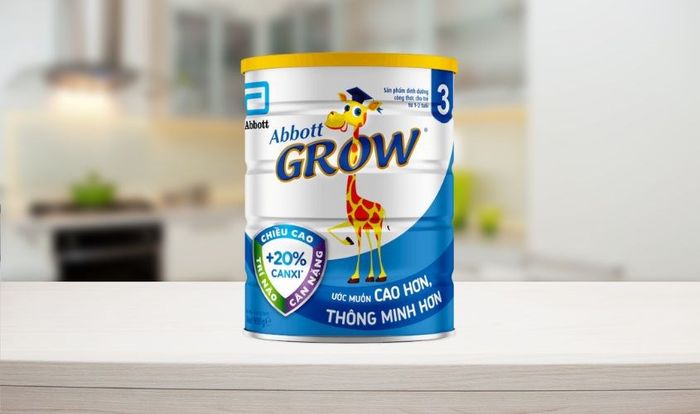 Sữa bột Abbott Grow số 3 vị vani 900g (1 - 2 tuổi)