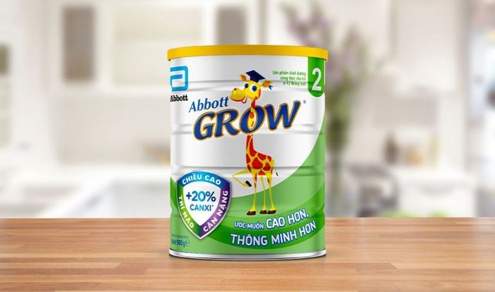 Sữa bột Abbott Grow số 2 vị vani 900g (6 - 12 tháng)