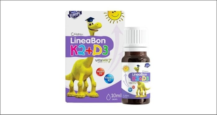 Siro LineaBon K2 + D3 giúp trẻ hấp thu canxi hiệu quả 10 ml