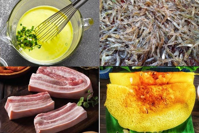 Bánh xèo thịt ba chỉ tép đồng là lựa chọn tốt cho bé từ 12 tháng tuổi trở lên