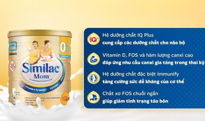 Sữa bầu Similac Mom vị vani 900g