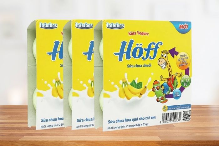 Sữa chua trái cây Hoff vị chuối - 55g