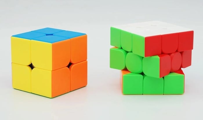 Duka DK81085 - Đồ chơi rubik 3x3x3 kèm rubik nhỏ 2x2x2