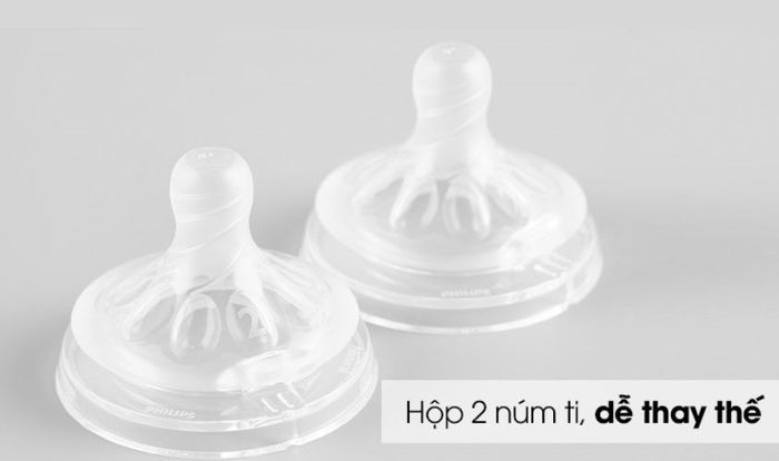 Bộ 2 núm ti Philips Avent SCF652/23 size 2