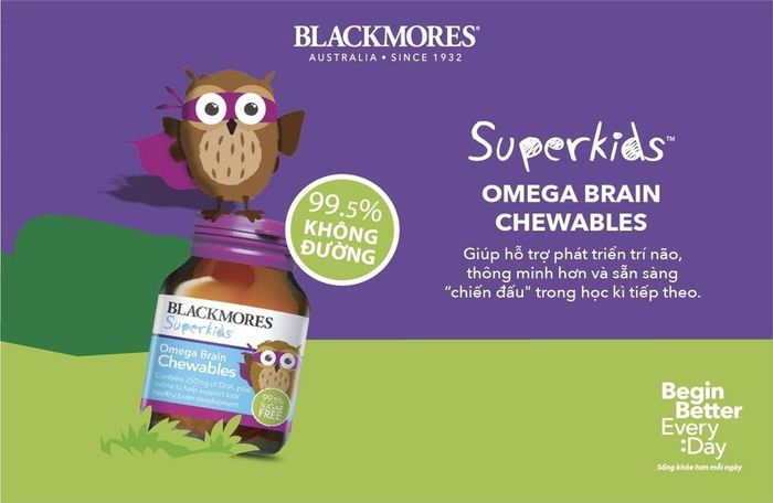 Blackmores Superkids - Sự lựa chọn số 1 cho vitamin tổng hợp