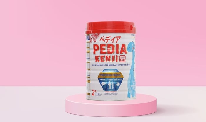 Sữa bột Vinamilk Pedia Kenji số 2 850g (2 - 10 tuổi) dành cho trẻ suy dinh dưỡng, thấp còi