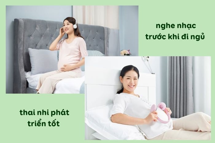 Nhạc thai giáo trong 3 tháng cuối rất tốt