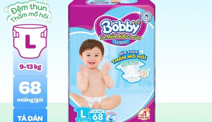 Tã quần Bobby kích cỡ L 36 miếng (9 - 13 kg)