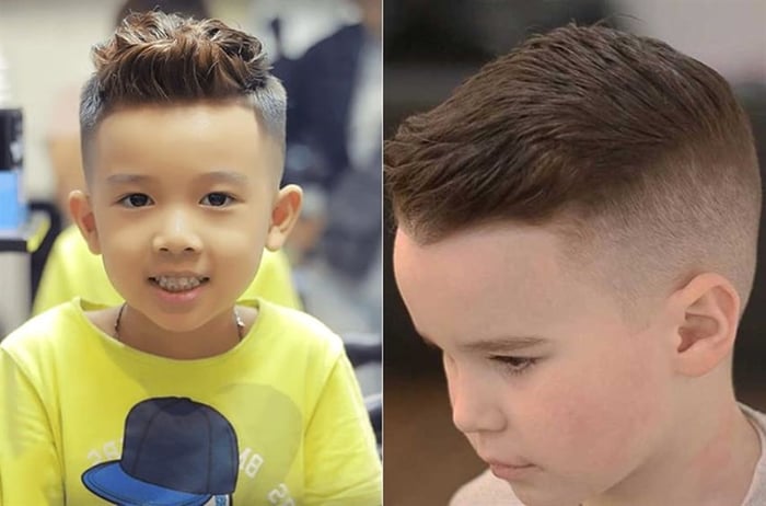 Kiểu tóc Quiff đẹp cho bé trai