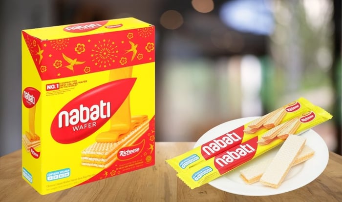 Bánh xốp Nabati phô mai hộp 300g (20 chiếc)