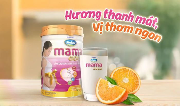 Sữa bột Dielac Mama Gold hương cam