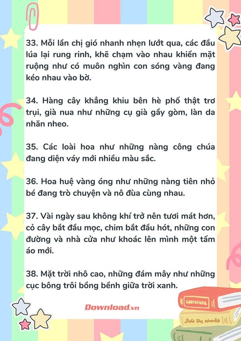 Bí quyết tạo câu so sánh trong văn miêu tả