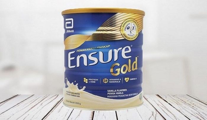 Sữa bột Ensure Gold hương vani 850g hỗ trợ tăng cường hệ miễn dịch