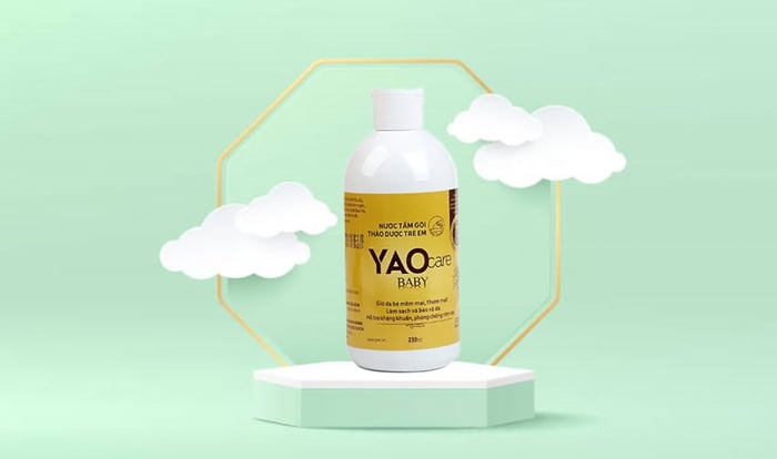 Dầu gội tắm cho bé DK Pharma Yaocare Baby chiết xuất từ thảo dược 250 ml (phù hợp mọi lứa tuổi)