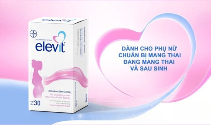 Viên uống Elevit bổ sung vitamin và khoáng chất 30 viên