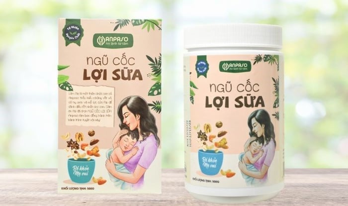 Ngũ cốc bổ sung sữa Anpaso hũ 500g (dành cho mẹ sau khi sinh và cho con bú)