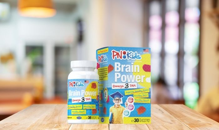 Viên nhai PN Kids Brain Power Omega 3 DHA bổ não 30 viên (phù hợp từ 3 tuổi trở lên)