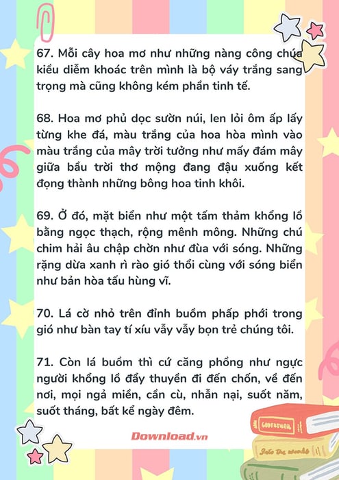 Cách viết câu so sánh độc đáo trong văn miêu tả