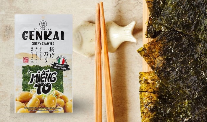 Snack rong biển vị olive ý truyền thống Tohogenkai 3.5g