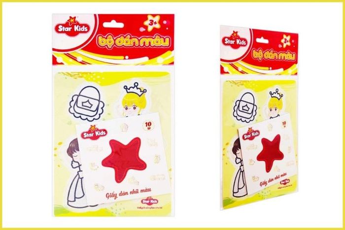 Tặng quà 1/6 cho bé gái với bộ tranh dán màu váy công chúa Star Kids vô cùng ý nghĩa