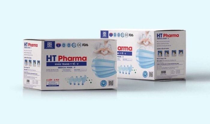 Khẩu trang y tế HT PHARMA với khả năng kháng khuẩn cao