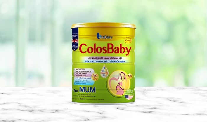 Sữa bầu Colosbaby Gold Mum hương vani 800g 