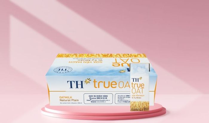 Thùng 48 hộp sữa yến mạch TH true Oat 180 ml (từ 1 tuổi)