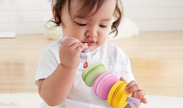 Đồ chơi lục lạc macaron Fisher Price 19 GRR45