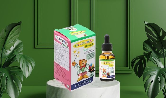 Siro Fitobimbi D3+K2 giúp giảm nguy cơ còi xương 30 ml