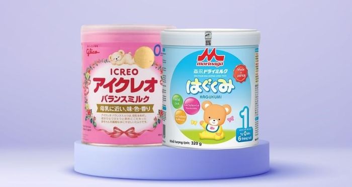 Cả sữa Glico Icreo và Morinaga đều cung cấp nhiều dinh dưỡng cho bé