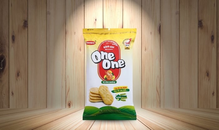 Bánh gạo One One vị tôm nướng gói 150g (từ 8 tháng)