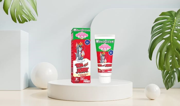 Kem đánh răng Oral Clean Tutti Frutti dành cho bé từ 2 tuổi, hương kem trái cây 75 ml