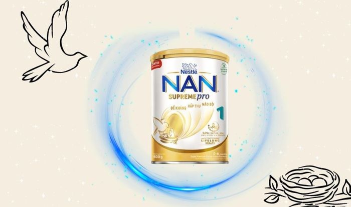 Sữa bột NAN Supremepro số 1 400g (0 - 6 tháng) dành cho trẻ dị ứng đạm sữa bò