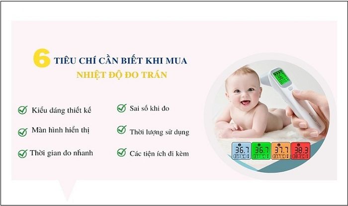 6 điều cần lưu ý khi mua nhiệt kế đo trán