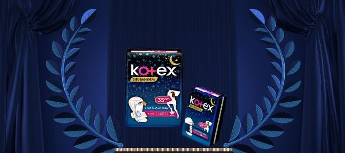 Khám phá ngay băng vệ sinh ban đêm Kotex Siêu Ban Đêm chống tràn với cánh, bộ 8 miếng.